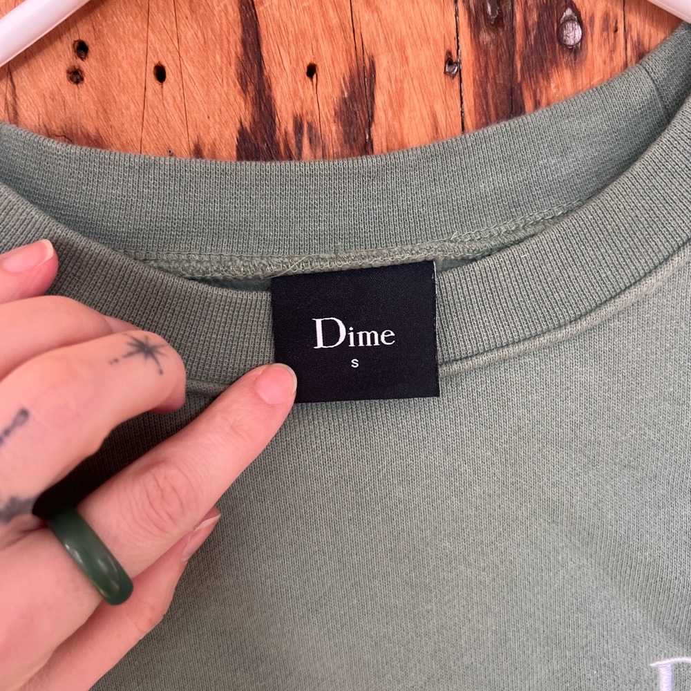 Dime Men's Green Sweater - Picture 3 of 4